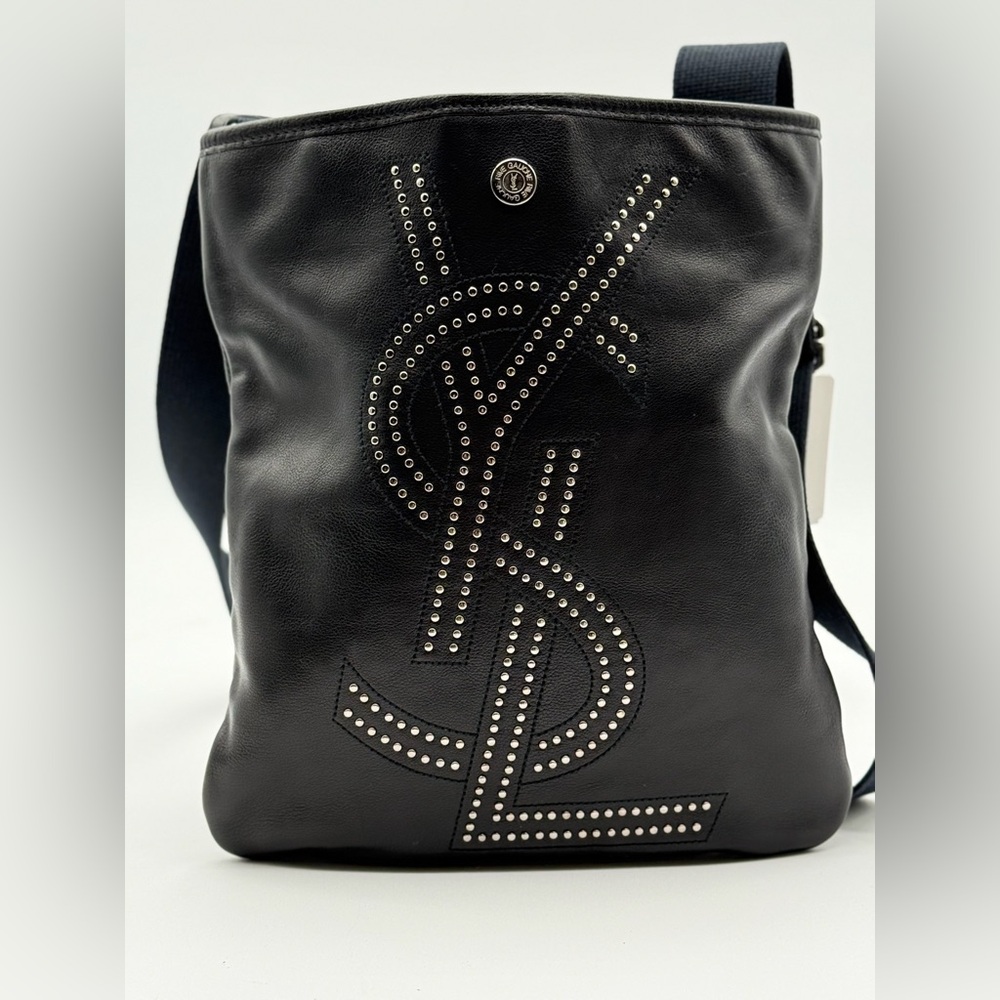 Ysl Rive Gauche Cabas Leather Crossbody - image 1